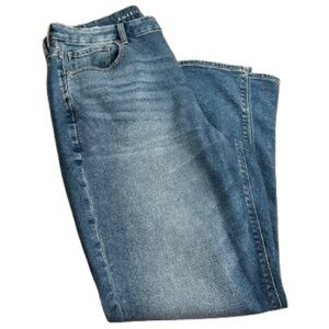 American Eagle Outfitters Women’s Blue Straight Curvy Mom Jeans Size 14